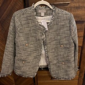 Tweed Crop Blazer